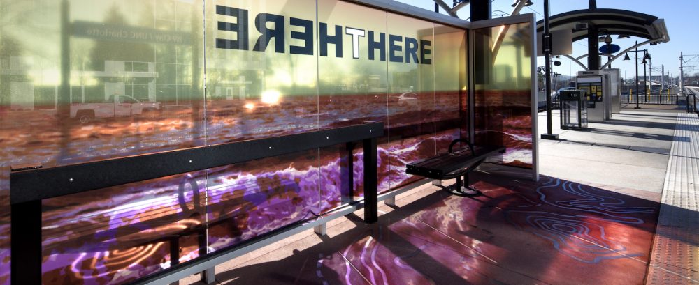 (T)HERE by Jackie Chang. 2018. Charlotte Area Transit System Collection. Photograph (c) JoAnn Sieburg-Baker.